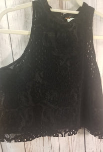 Free People Velvet Lace Top