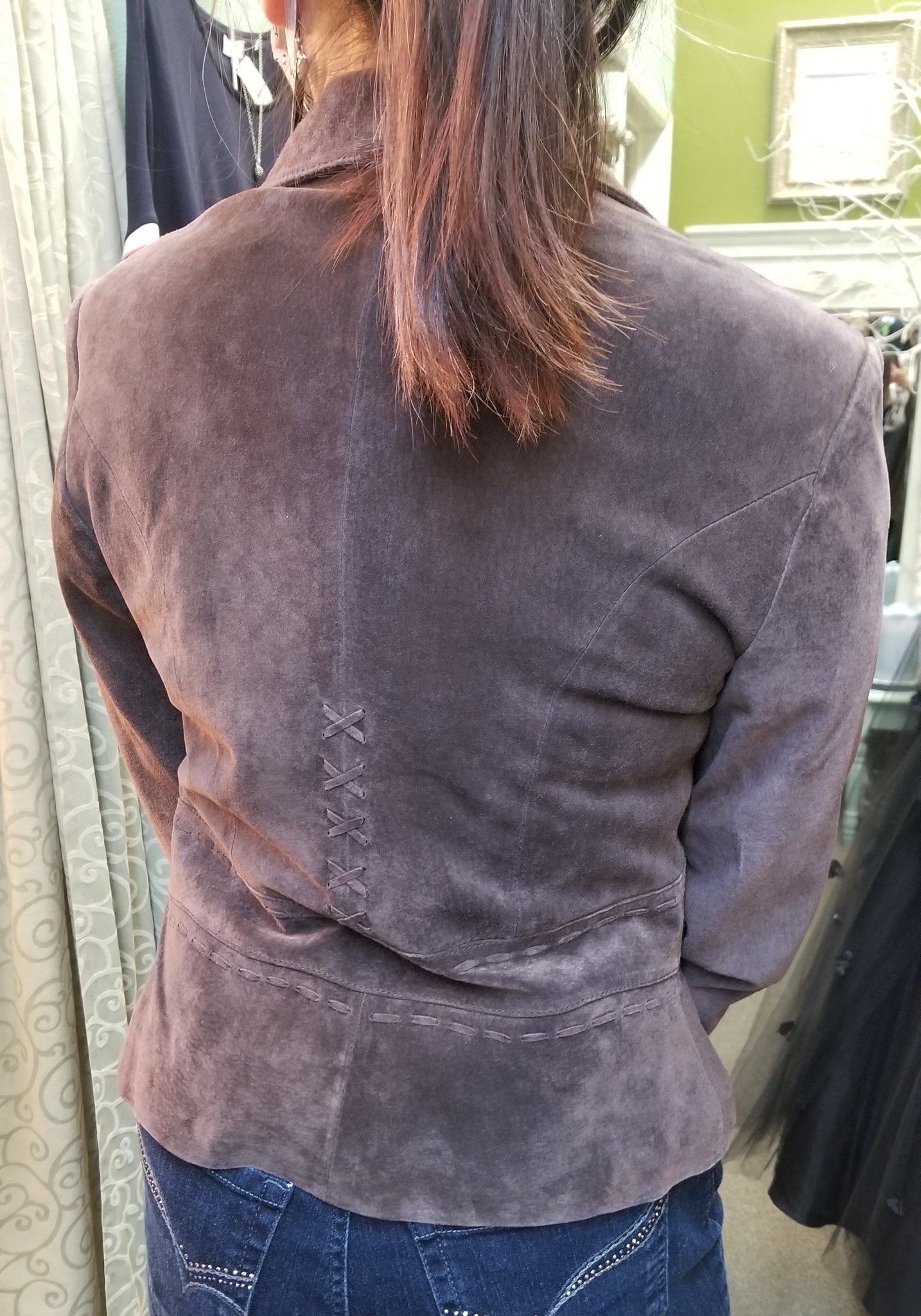 Suede Jacket by Nancy Bolen – THEMINTfashionexchange