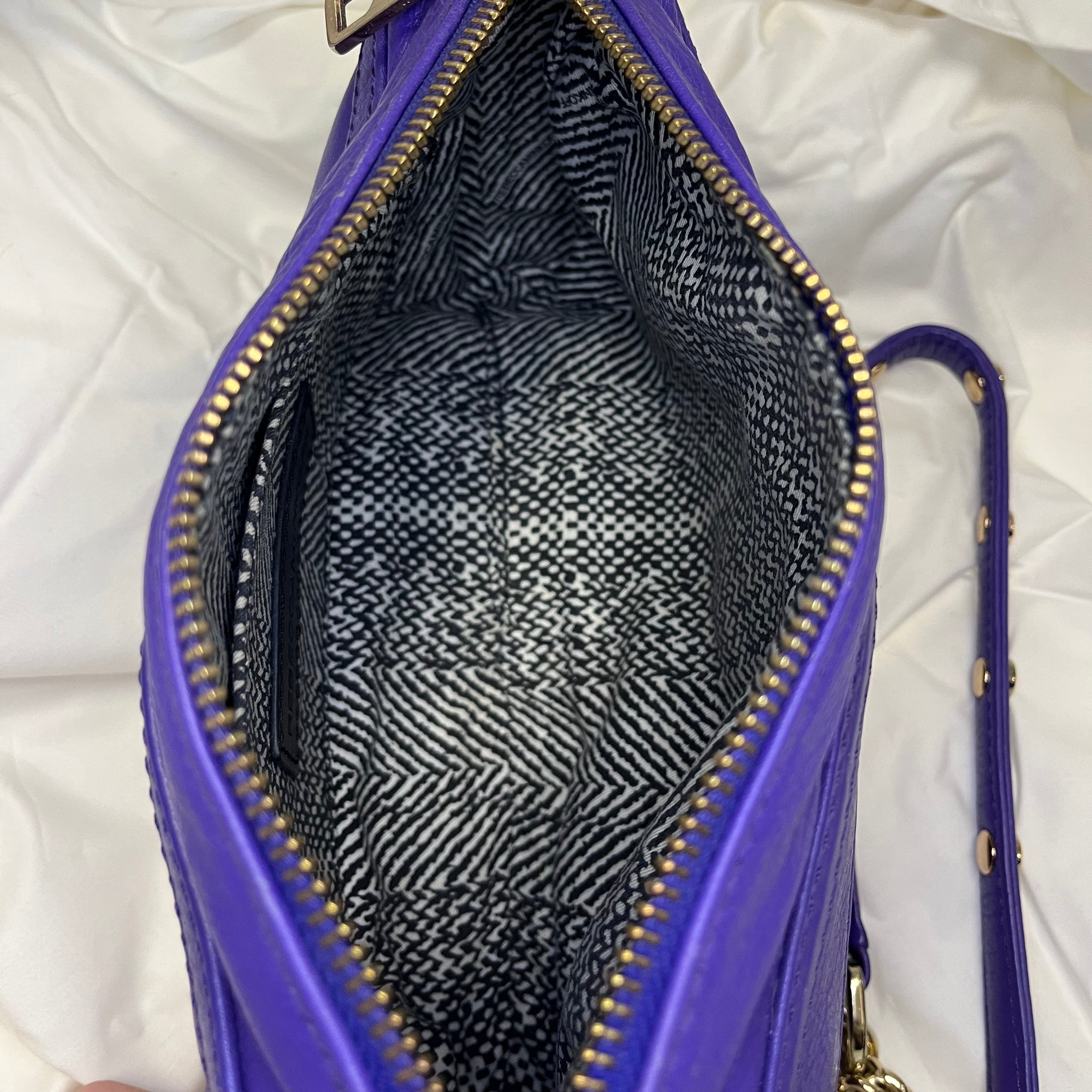 Rebecca minkoff shop purple crossbody