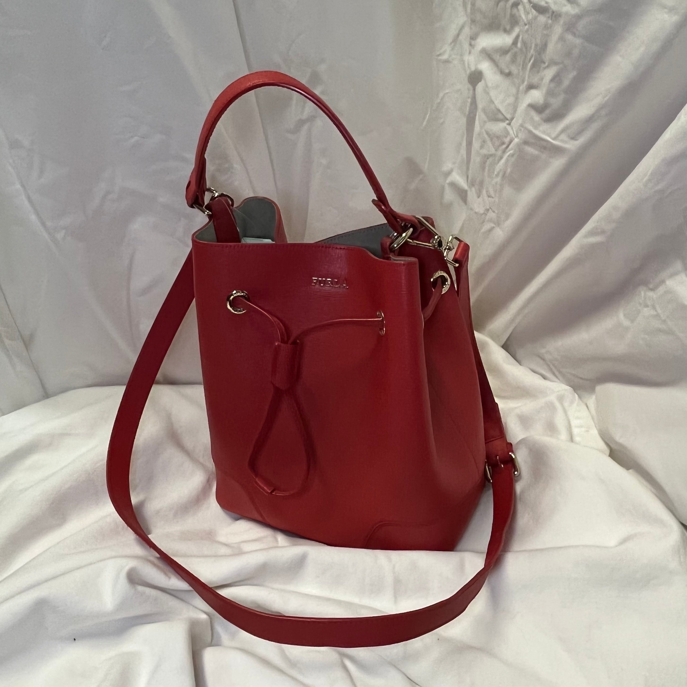 Furla red bag sale