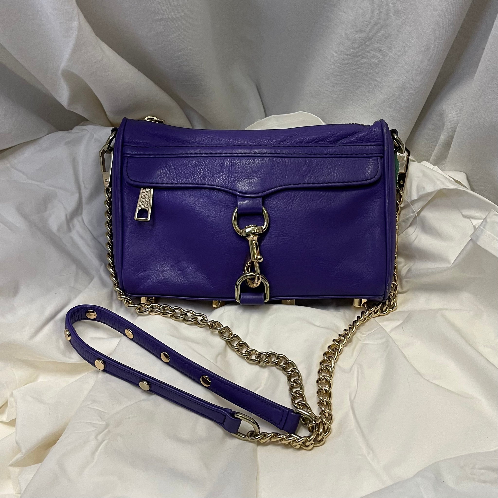 Rebecca minkoff shop purple crossbody